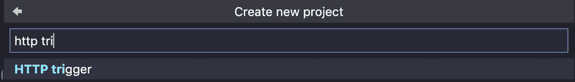 Http Trigger function template