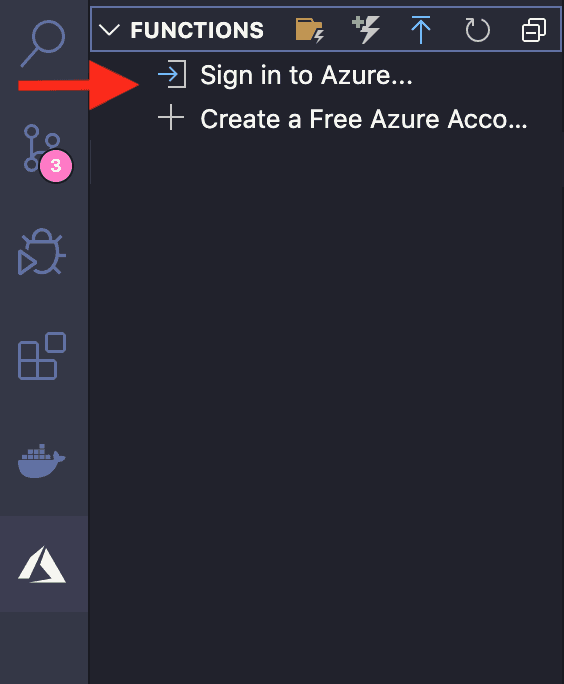 Signing in Azure Account