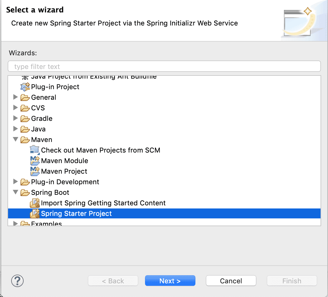 Starting the project