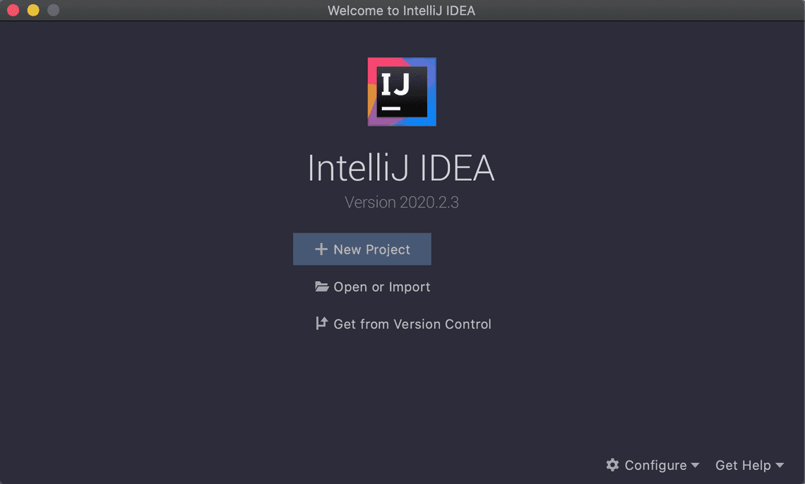 Creating a new project